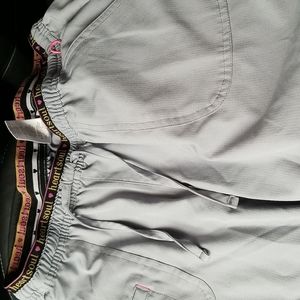 Heartsoul light gray scrub pants